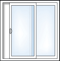 2 Panel Sliding Pation Door